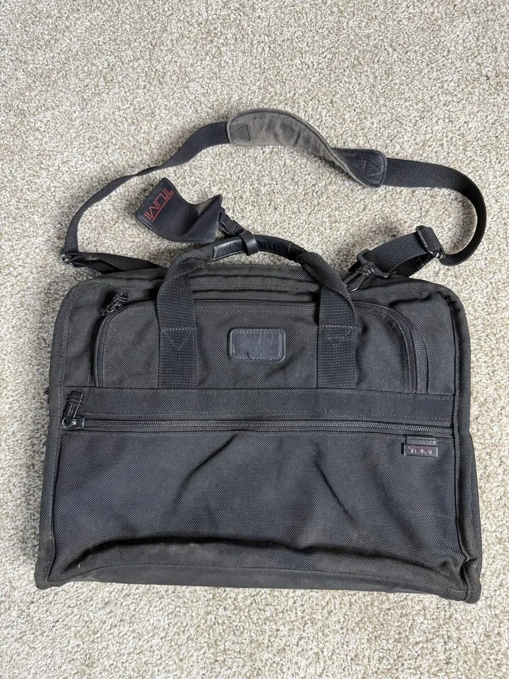 Tumi Ballistic Breifcase Soft Case Black 18